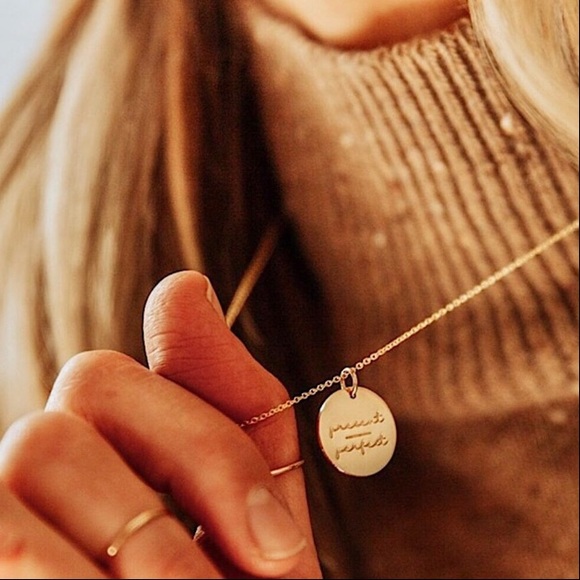 Present/Perfect Mantra Classic Gift Charm Necklace - Picture 16 of 16